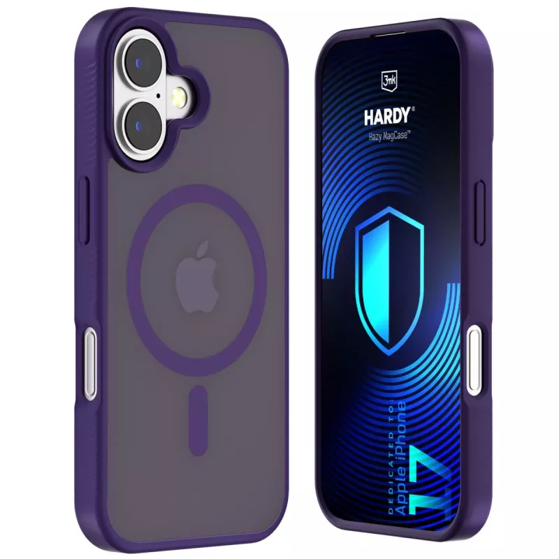3MK Hardy Hazy MagCase für Apple iPhone 17, Lila