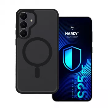 3MK PROTECTION Samsung Galaxy S25 FE - 3mk Hardy Hazy MagCase Schwarz