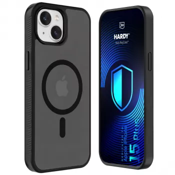 3MK PROTECTION Apple iPhone 15 Plus - 3mk Hardy Hazy MagCase Schwarz