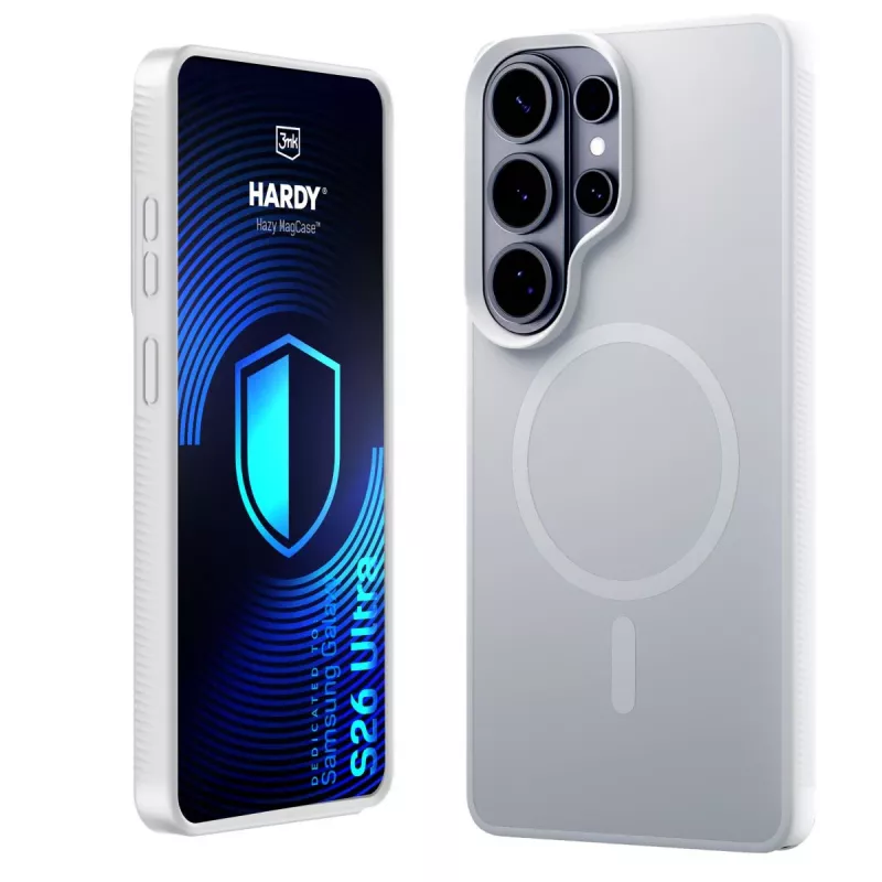 3MK PROTECTION Samsung Galaxy S26 Ultra - 3mk Hardy Hazy MagCase White