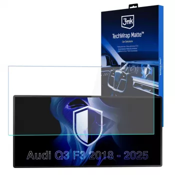 3MK PROTECTION AUDI Q3 F3 2018-25 - 3mk TechWrap Matter Center Display Screen Protector