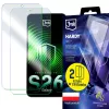 3MK PROTECTION Samsung Galaxy S26 - 3mk Hardy ARC+ Displayschutzfolie (2er-Pack)