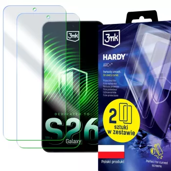 3MK PROTECTION Samsung Galaxy S26 - 3mk Hardy ARC+ Displayschutzfolie (2er-Pack)