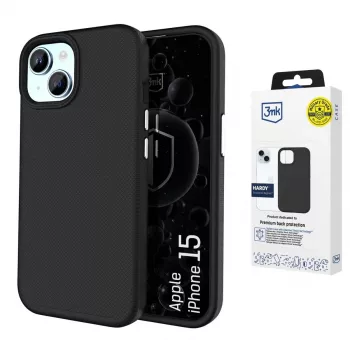 3MK PROTECTION Apple iPhone 15 Hardy Shockproof MagCase Back Cover Transparent