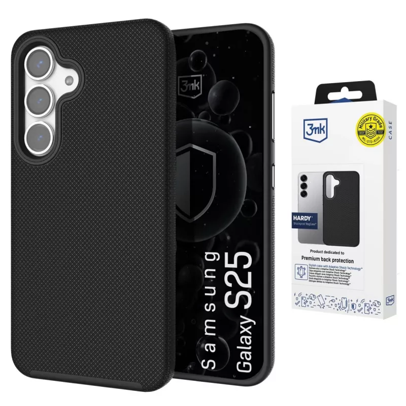 3MK PROTECTION Samsung Galaxy S25 Hardy Shockproof MagCase Back Cover Transparent