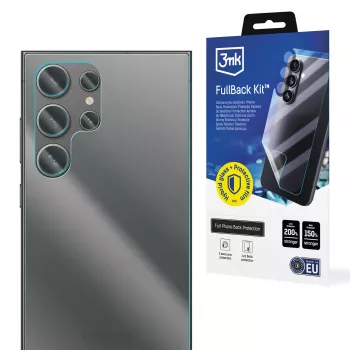 3MK PROTECTION Samsung Galaxy S24 Ultra FullBack Kit - Rückseite, Seiten und Kamera-Schutzfolie