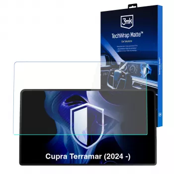 3MK PROTECTION Cupra Terramar (2024 -) - 3mk TechWrap Mattierter Center-Display-Schutzfolie