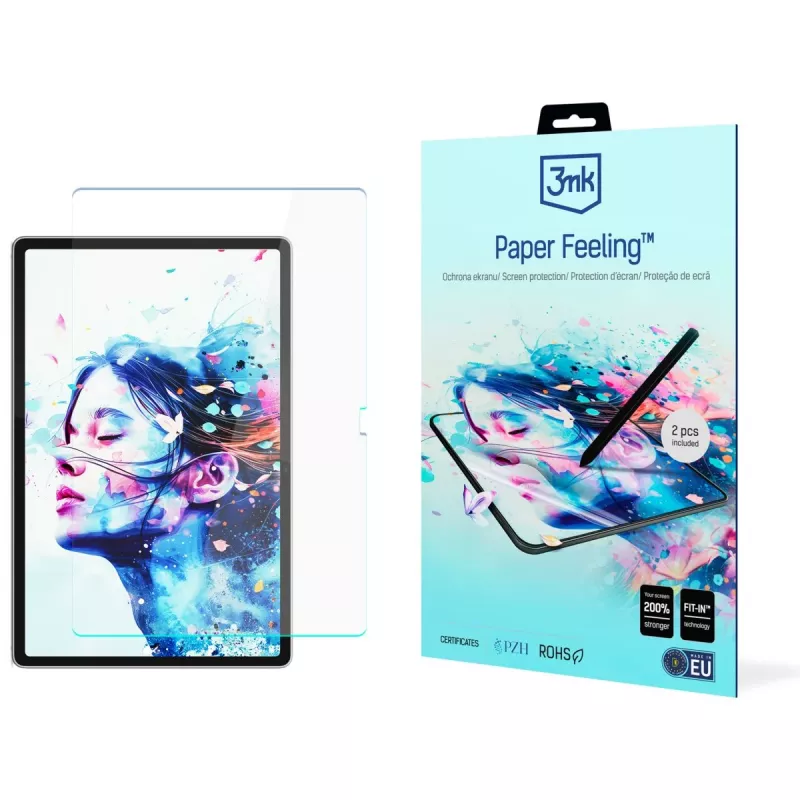 3MK PROTECTION PaperFeeling Displayschutzfolie für Lenovo Tab Plus Gen 2 (TB355FU) - 2er-Pack
