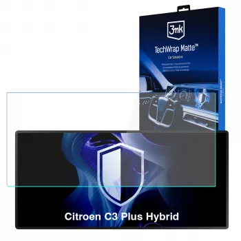 3MK PROTECTION Citroen C3 Plus Hybrid - 3mk TechWrap Matter Center Display Screen Protector