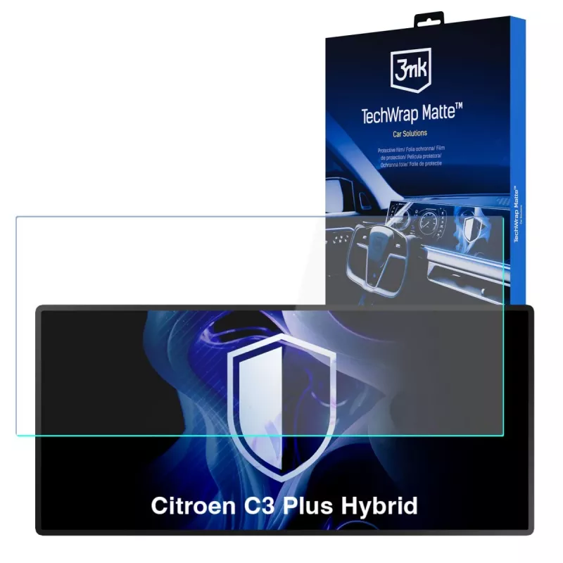 3MK PROTECTION Citroen C3 Plus Hybrid - 3mk TechWrap Matter Center Display Screen Protector