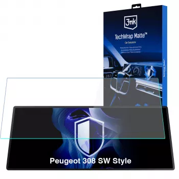 3MK PROTECTION Peugeot 308 SW Style - 3mk TechWrap Matter Center Display Screen Protector