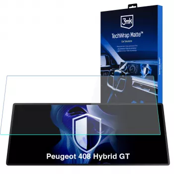3MK PROTECTION Peugeot 408 Hybrid GT - 3mk TechWrap Matt Center Display Screen Protector