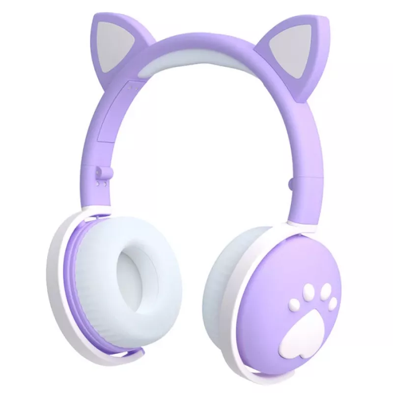 MOZOS KID DOG Kabelloser Kopfhörer für Kinder Violett