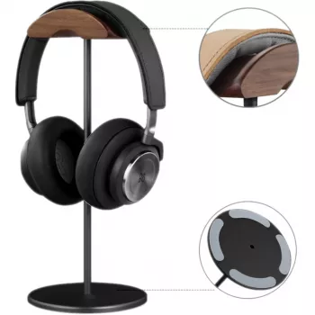 MOZOS HS Supreme Headphone Stand für Over-Ear Kopfhörer - Walnussholz & Metall