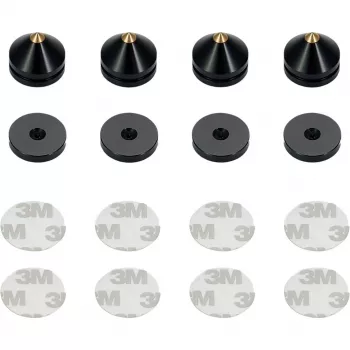 MOZOS SPS-P04 Lautsprecher-Isolationsspikes für Säulen, 4 Stück