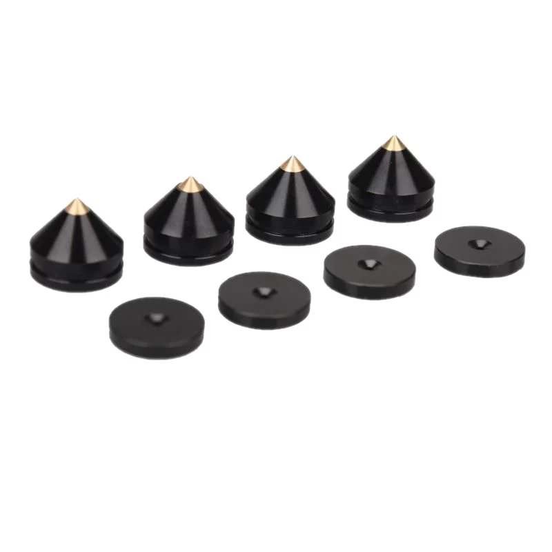 MOZOS SPS-P04 Lautsprecher-Isolationsspikes für Säulen, 4 Stück