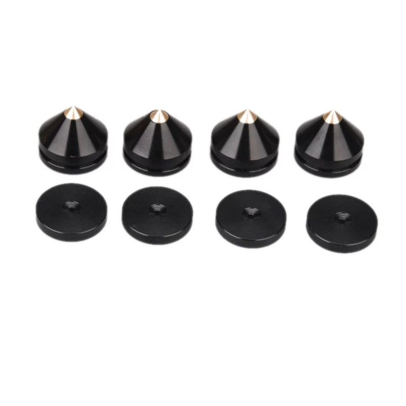 MOZOS SPS-P04 Lautsprecher-Isolationsspikes für Säulen, 4 Stück