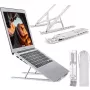 MOZOS N3 SV Ergonomischer Aluminium-Laptopständer für 10-17,3 Zoll Laptops, Silber