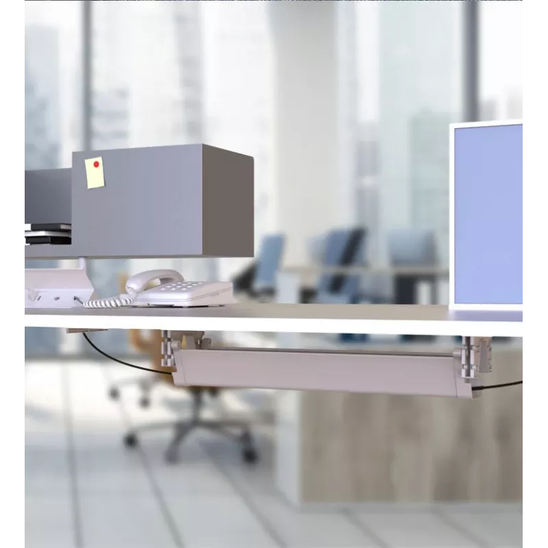 MOZOS CT550WH Kabelmanagement-Schale unter dem Schreibtisch 550 mm Weiß