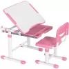 MOZOS DC-SET Verstellbarer Schreibtisch- und Stuhlsatz Rosa