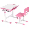 MOZOS DC-SET Verstellbarer Schreibtisch- und Stuhlsatz Rosa