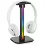 MOZOS D11 RGB LED Kopfhörerständer mit USB-Hub und Audioanschluss