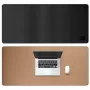 MOZOS LDP1260 Premium Leder Schreibtischunterlage 1200x600 mm Schwarz