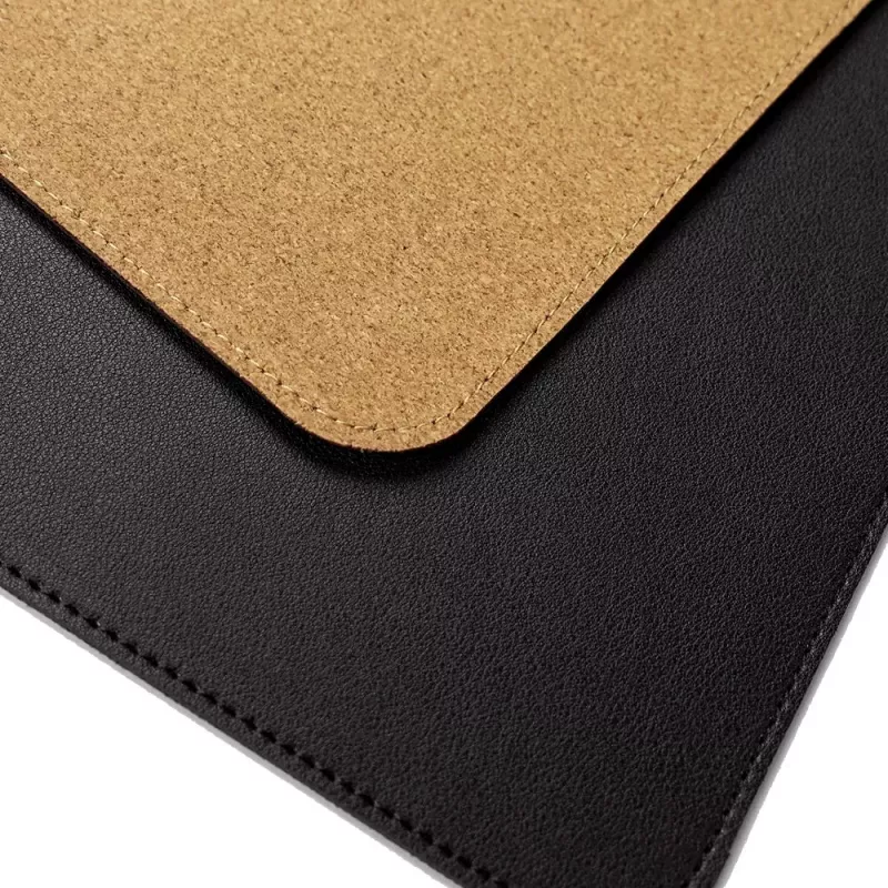MOZOS LDP1260 Premium Leder Schreibtischunterlage 1200x600 mm Schwarz