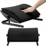 MOZOS FS3 Ergonomische Fußstütze fürs Büro, Schwarz, Höhenverstellbar 110-170 mm, Neigung bis 30°, Rutschfeste Oberfläche