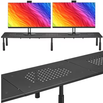 MOZOS SPM2 Dual Monitor Riser Desk Stand 1000x230x120 mm Black