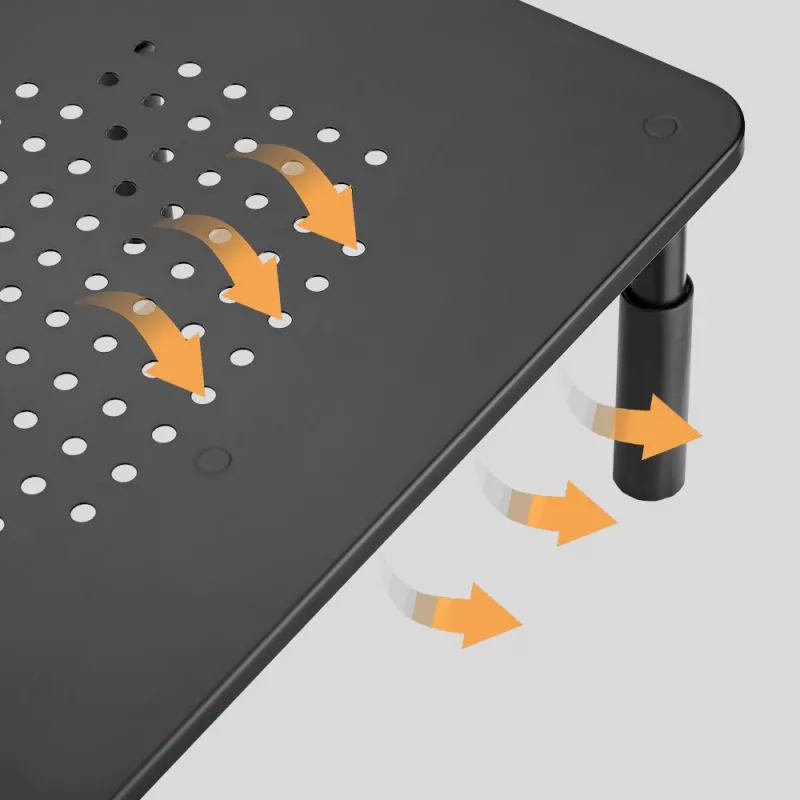 MOZOS SPM2 Dual Monitor Riser Desk Stand 1000x230x120 mm Black