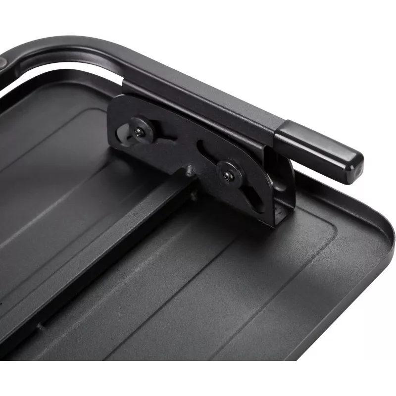 MOZOS FS4 Ergonomische Fußstütze mit Höhen- und Neigungsverstellung, Schwarz