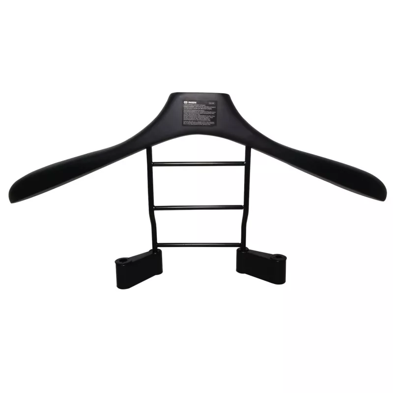 MOZOS WS-BK Auto-Kleiderbügel für Kopfstütze, Schwarz/Silber, Edelstahl & ABS, 20 kg Tragfähigkeit