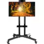 MOZOS 1500 Mobiler TV-Ständer für 32-70 Zoll Fernseher und Monitore, Schwarz