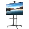 MOZOS 1500 Mobiler TV-Ständer für 32-70 Zoll Fernseher und Monitore, Schwarz