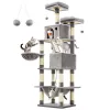 MOZOS Kitty Tree Großer Kratzbaum für Katzen, Höhe 206 cm