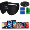 MOZOS LC001-V2 Bluetooth Schlafmaske mit Stereo-Lautsprechern, Schwarz