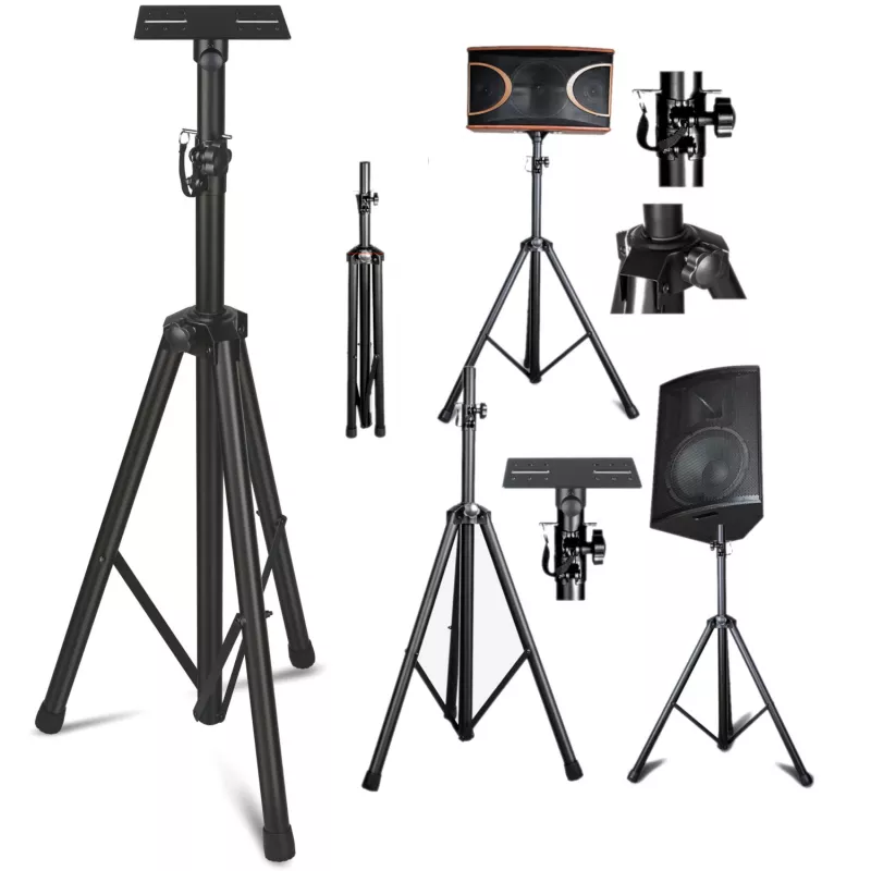 MOZOS SPK2-STAND Säulenlautsprecherständer 100 kg Schwarz Paar