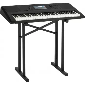 MOZOS KSX5 X-Type Keyboard-Ständer für Digitalpiano, Synthesizer, Schwarz