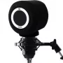 MOZOS PS-4 Kugelförmiger Schaumstoff-Popfilter Windschutz Schwarz