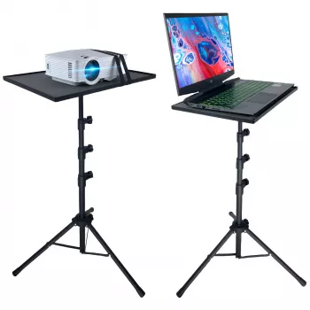 MOZOS PL2 Universal-Stativ für Projektor, Laptop, Tablet, Schwarz, 70-120 cm, 10 kg
