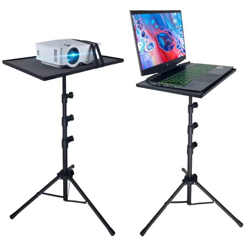 MOZOS PL2 Universal-Stativ für Projektor, Laptop, Tablet, Schwarz, 70-120 cm, 10 kg
