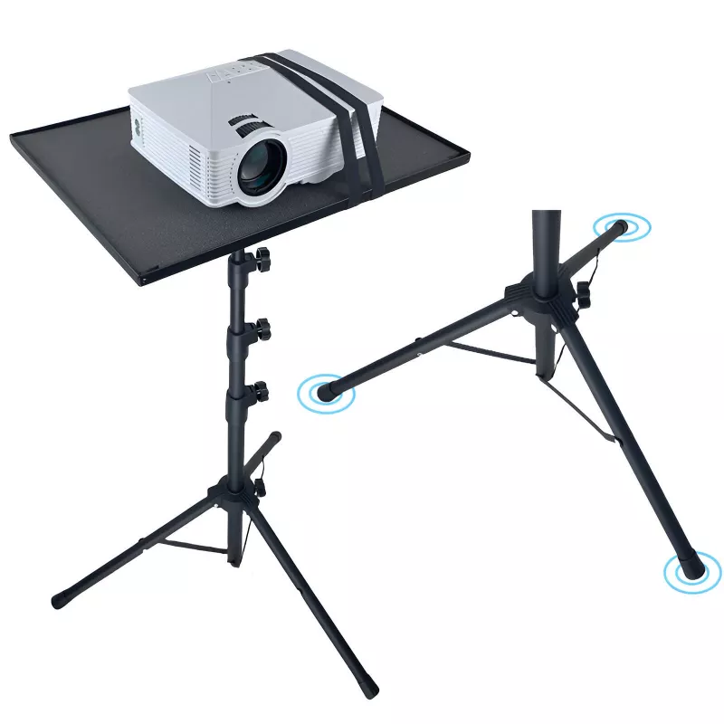 MOZOS PL2 Universal-Stativ für Projektor, Laptop, Tablet, Schwarz, 70-120 cm, 10 kg
