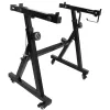 MOZOS KSX6 X-Style Keyboard Stand mit Rollen für Digitalpiano