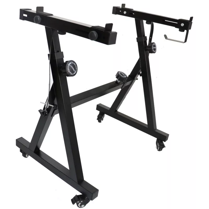 MOZOS KSX6 X-Style Keyboard Stand mit Rollen für Digitalpiano