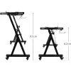 MOZOS KSX6 X-Style Keyboard Stand mit Rollen für Digitalpiano
