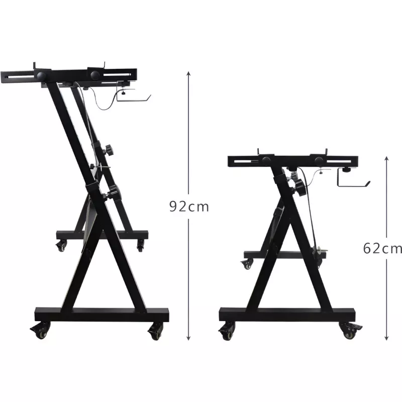 MOZOS KSX6 X-Style Keyboard Stand mit Rollen für Digitalpiano