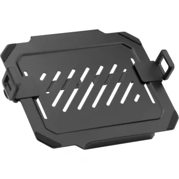 MOZOS LP-BASIC Laptop Tray für Monitorarme, Schwarz, Stahl, VESA 75x75/100x100 mm, 10 inch-17,3 inch