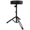 MOZOS PB02 Klappbarer Drumhocker / Thron, Schwarz, 280 mm Sitzfläche, 450-550 mm Höhe