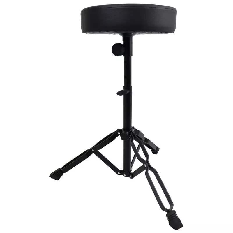 MOZOS PB02 Klappbarer Drumhocker / Thron, Schwarz, 280 mm Sitzfläche, 450-550 mm Höhe